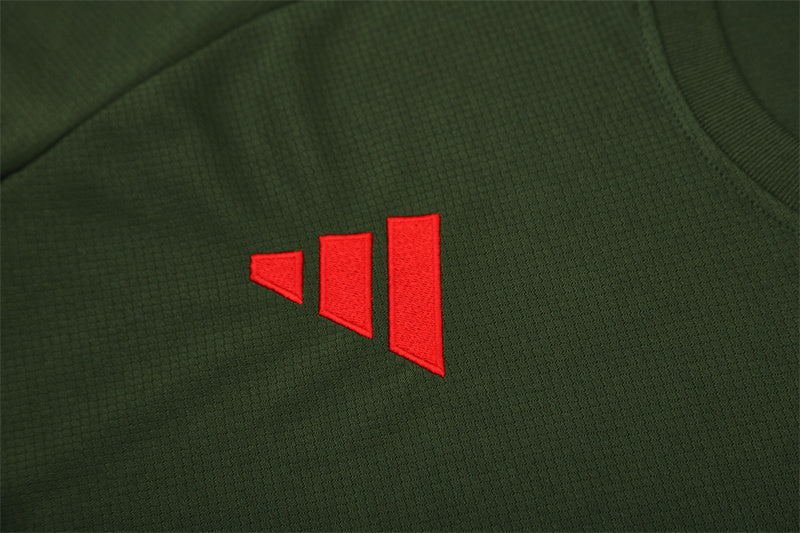 Adidas FC Bayern Munich Training Kit with Crest and Signature Stripes