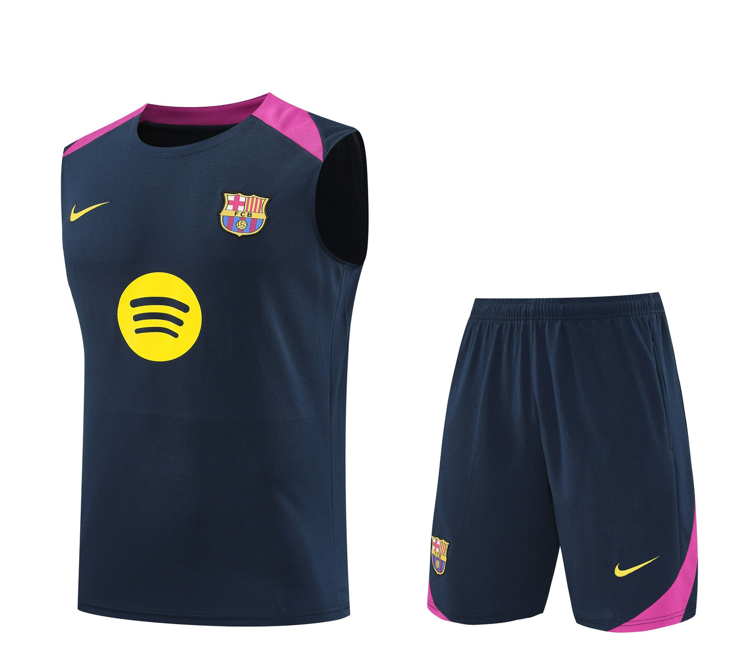 FC Barcelona Sleeveless Training Kit with Shorts – Nike x Spotify Edition