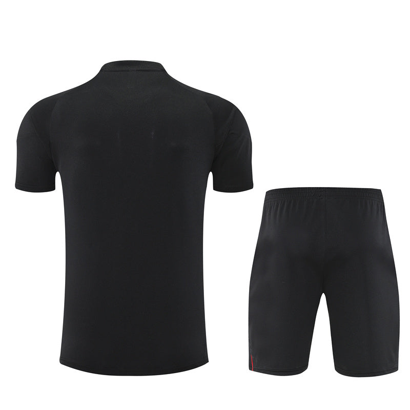 Adidas Germany-Inspired AEROREADY Training Set with Crest Detailing