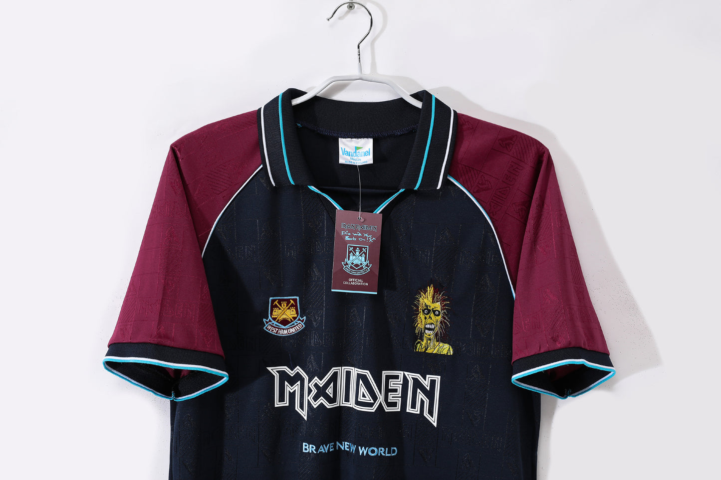 West Ham United x Iron Maiden "Brave New World" Tribute Jersey