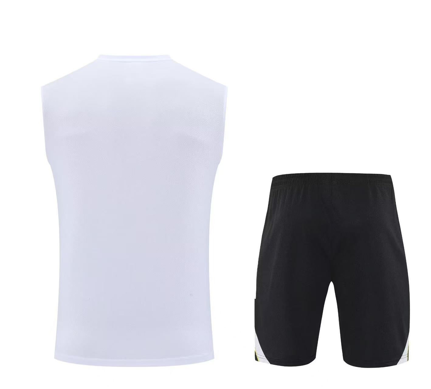 Real Madrid Sleeveless Training Kit – Emirates Fly Better Edition
