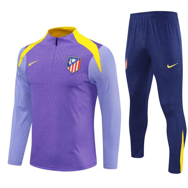 Atletico Madrid 1/4 Zip Trainingspak 25/26 Groen