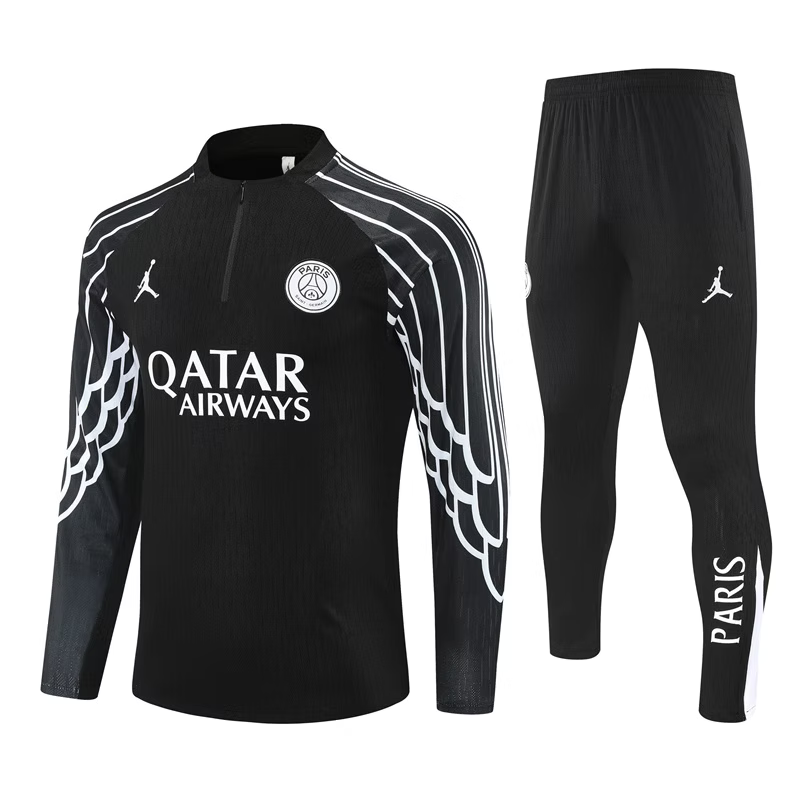 PSG 1/4 Zip Trainingspak 25/26 Zwart