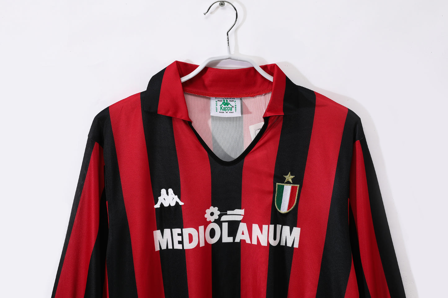 AC Milan Retro Long Sleeve Home Jersey