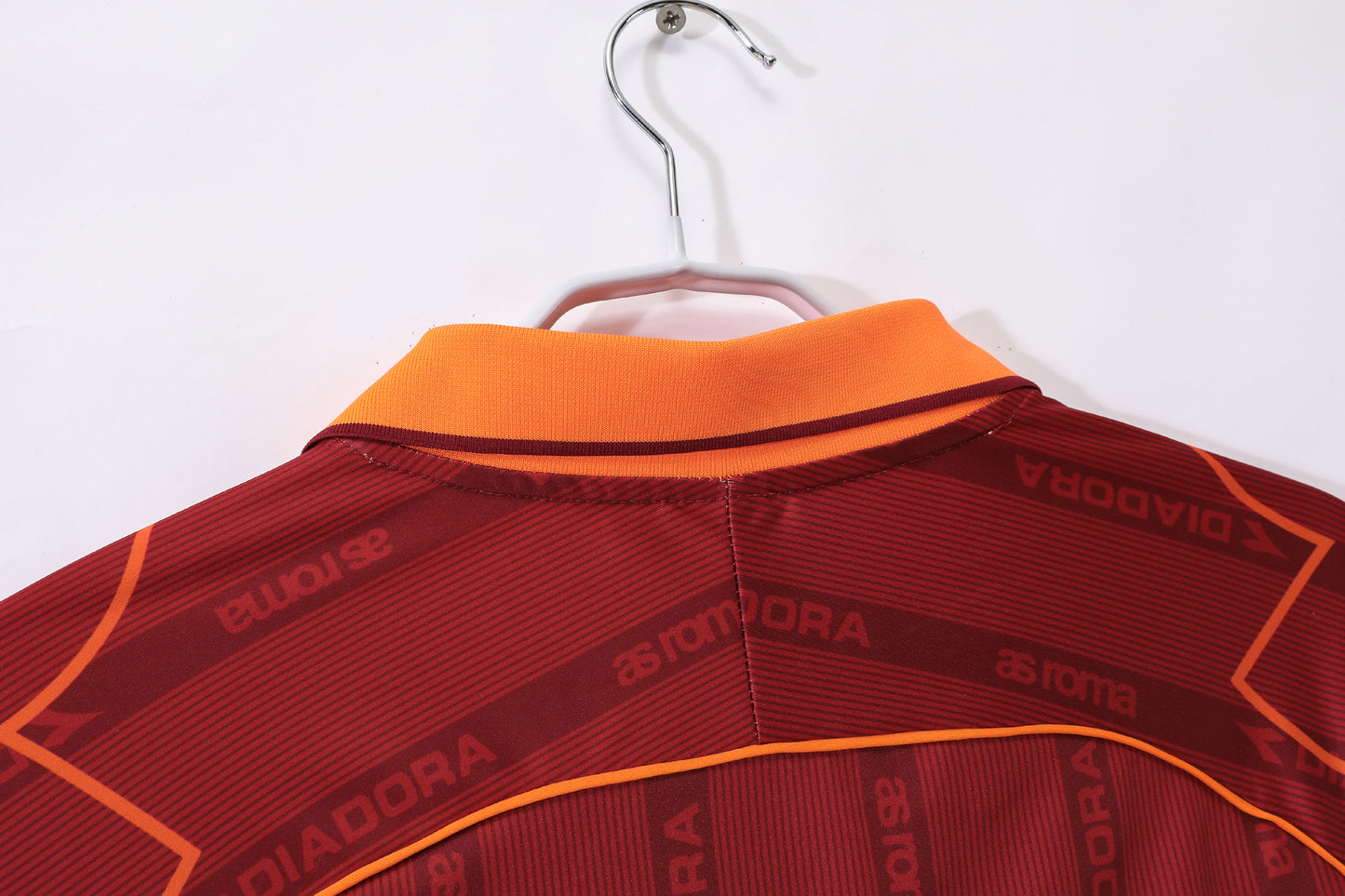 AS Roma 2002-03 Home Jersey by Diadora – INA Assitalia Edition