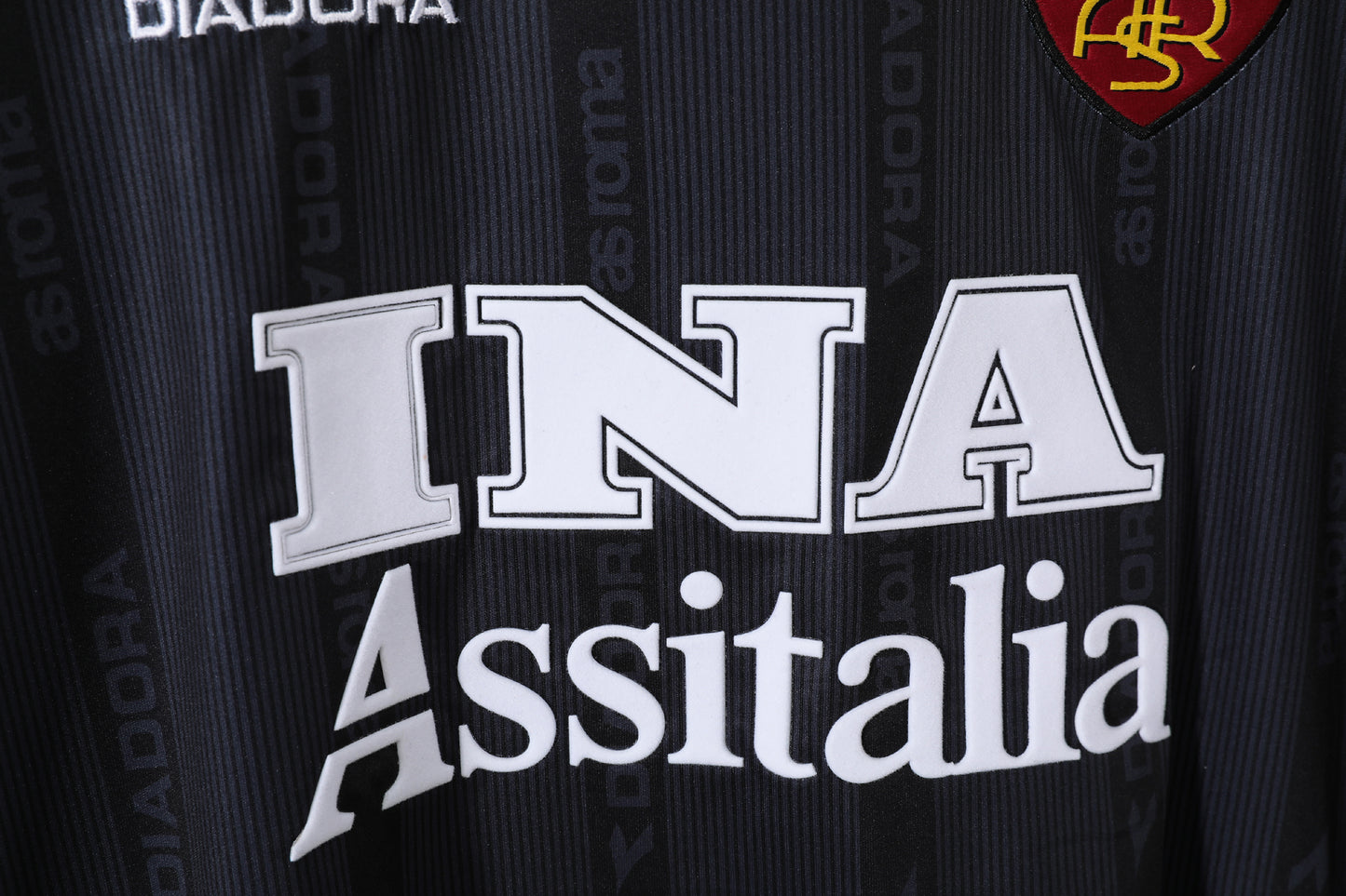 AS Roma Diadora INA Assitalia Short Sleeve Jersey