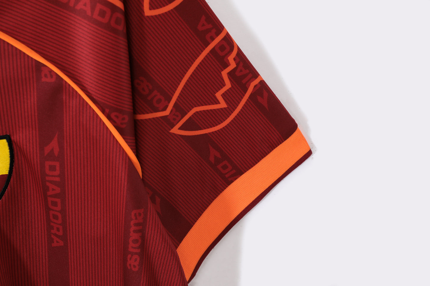 AS Roma 2002-03 Home Jersey by Diadora – INA Assitalia Edition