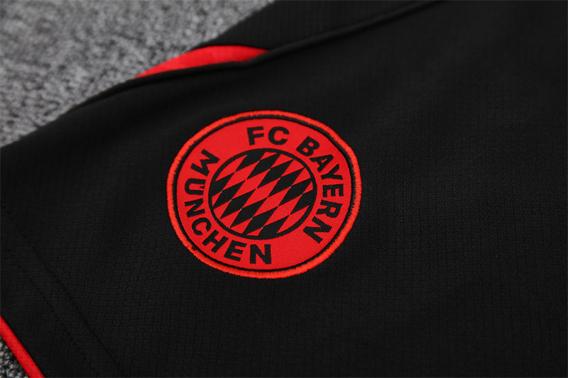 Adidas FC Bayern Munich Training Kit with Crest and Signature Stripes