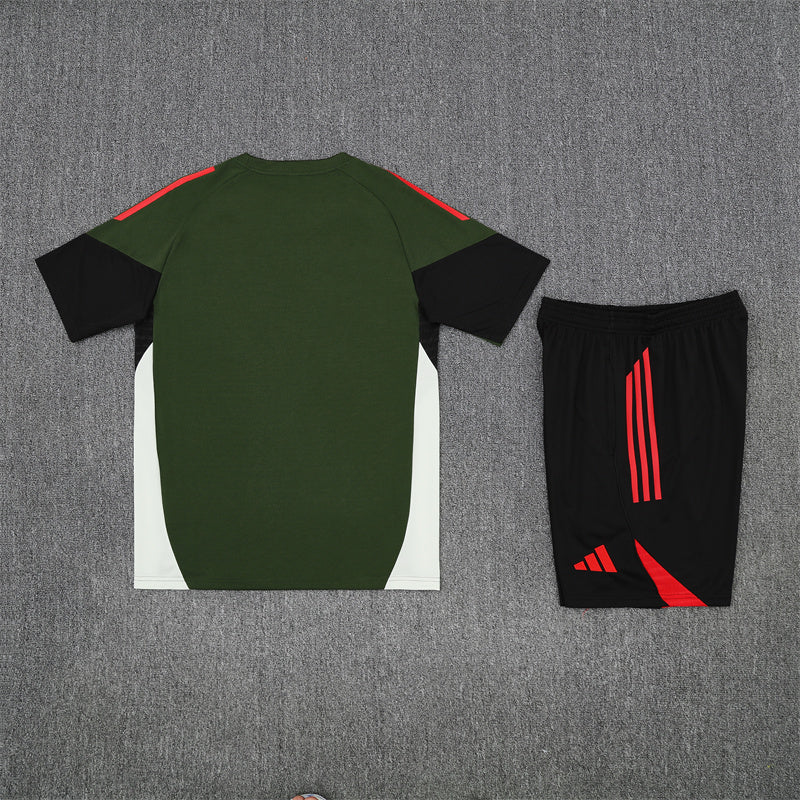 Adidas FC Bayern Munich Training Kit with Crest and Signature Stripes