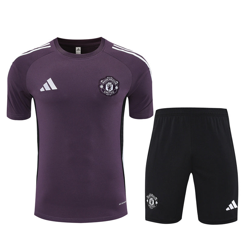 Manchester United Training Kit - Short Sleeve Jersey & Shorts Set