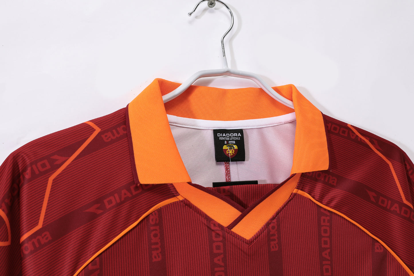 AS Roma 2002-03 Home Jersey by Diadora – INA Assitalia Edition