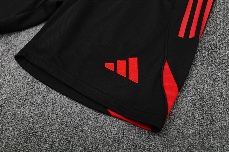 Adidas FC Bayern Munich Training Kit with Crest and Signature Stripes