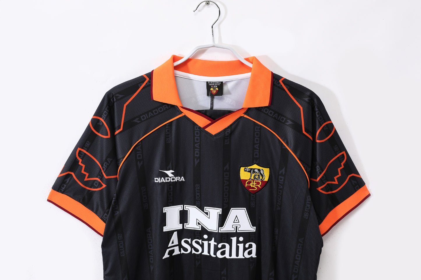 AS Roma Diadora INA Assitalia Short Sleeve Jersey