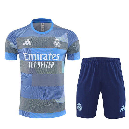 Real Madrid Abstract Pattern Fan Jersey & Shorts Set