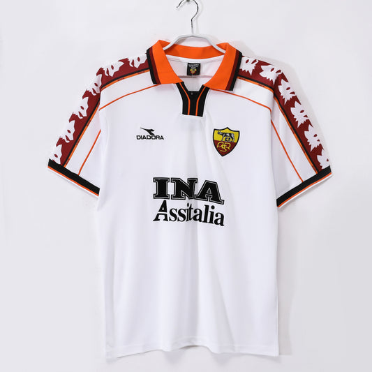 AS Roma Diadora INA Assitalia Short Sleeve Retro Jersey
