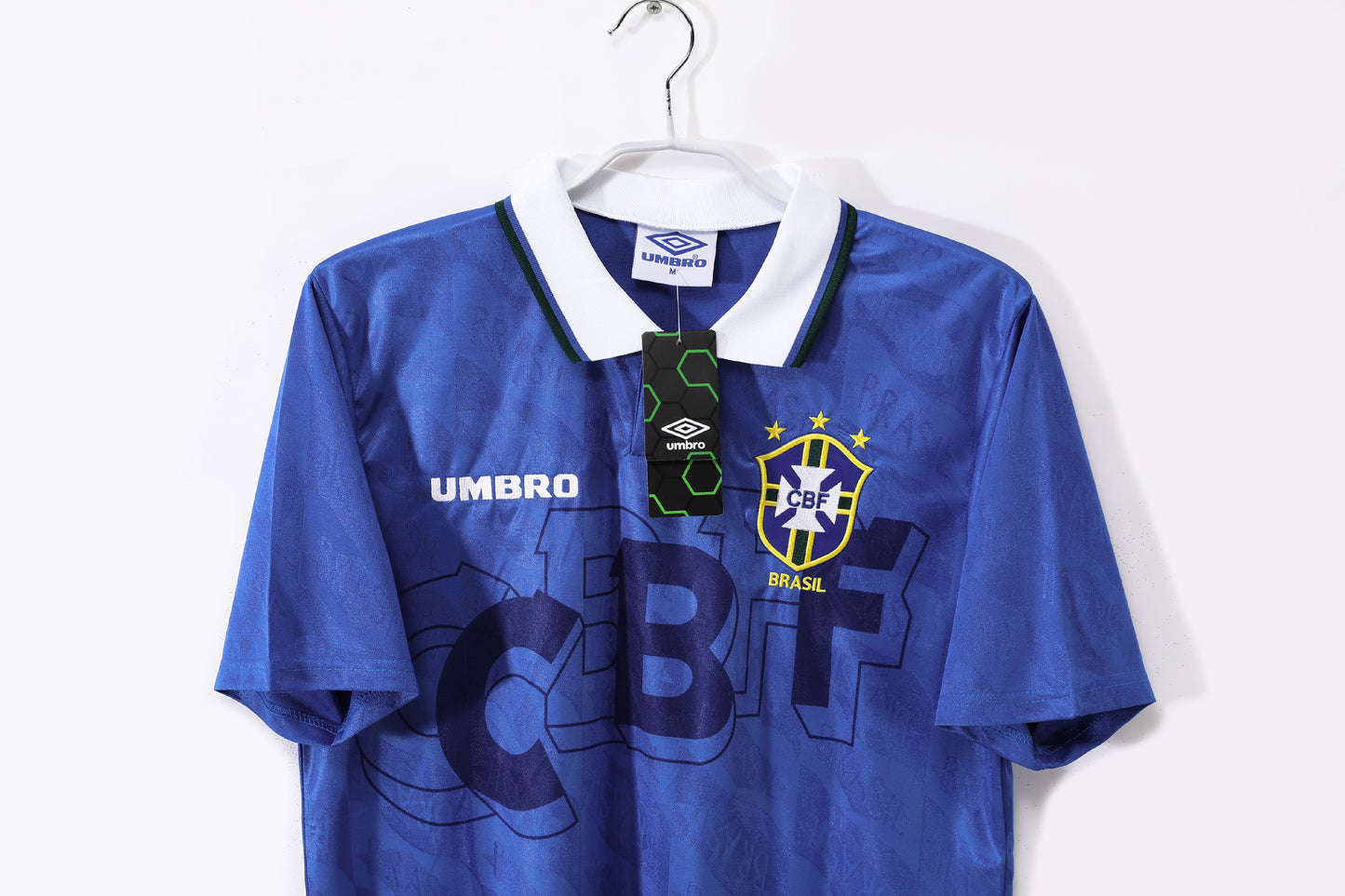 Brazil National Team 1994 Away Retro Jersey by Umbro
