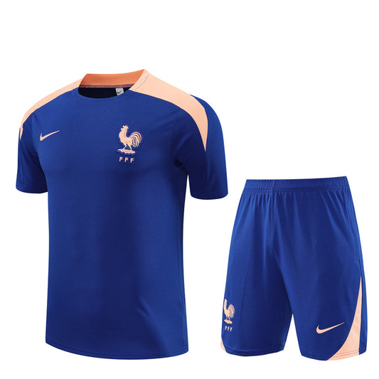 Nike France FFF Training Kit with Contrast Shoulder Detail