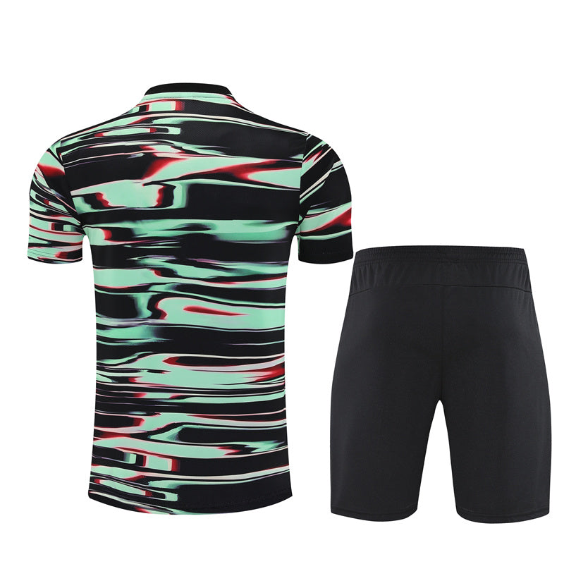 Portugal National Team Abstract Graphic Jersey & Shorts Set