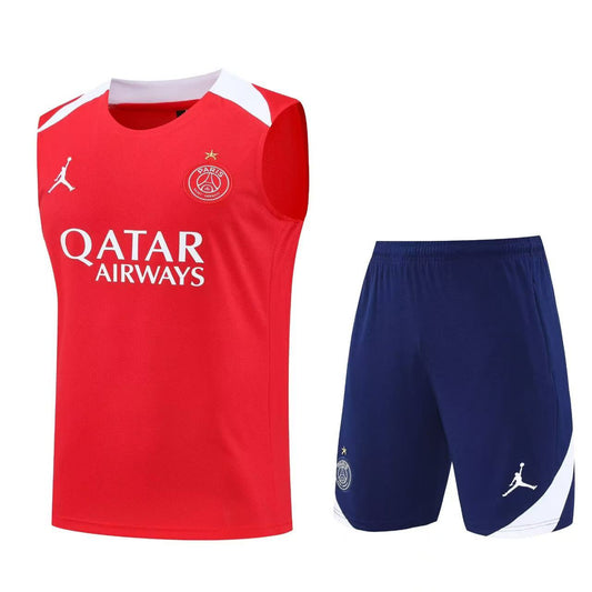 Paris Saint-Germain Training Set - Sleeveless Jersey & Shorts