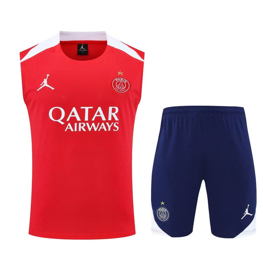 Paris Saint-Germain Training Set - Sleeveless Jersey & Shorts