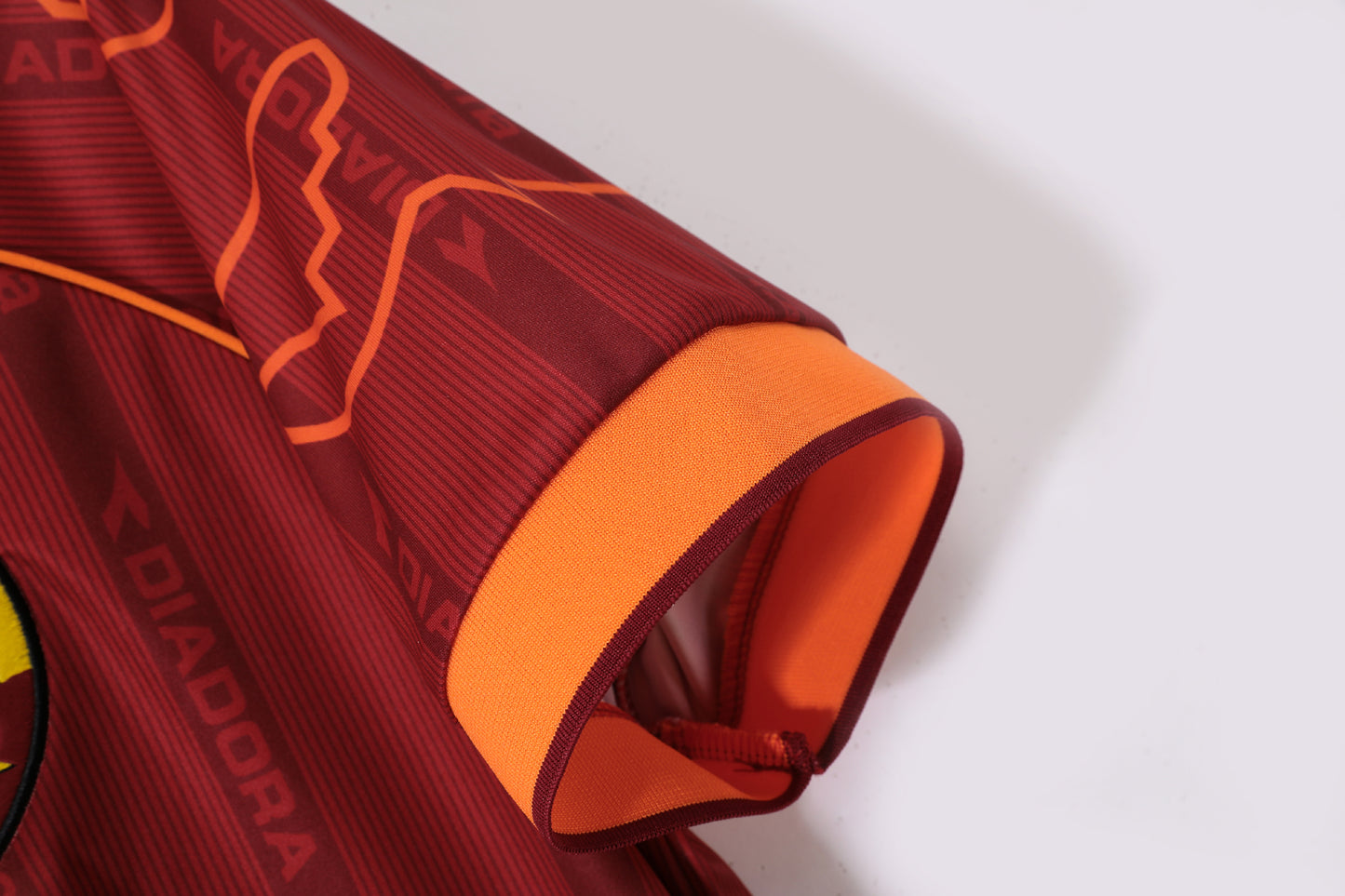 AS Roma 2002-03 Home Jersey by Diadora – INA Assitalia Edition