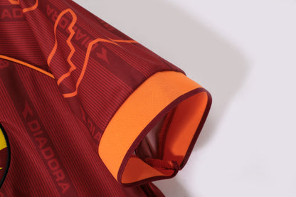AS Roma 2002-03 Home Jersey by Diadora – INA Assitalia Edition