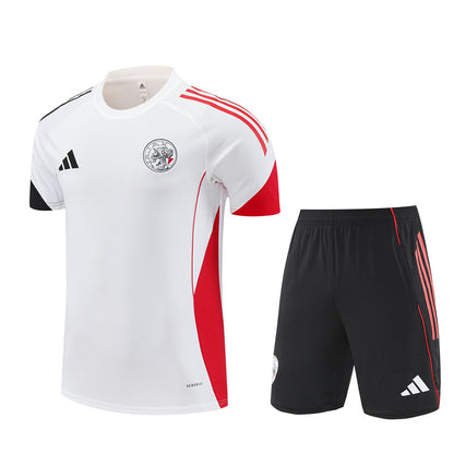 Adidas Amsterdam Ajax Training Kit with Crest and Asymmetrical Sleeves