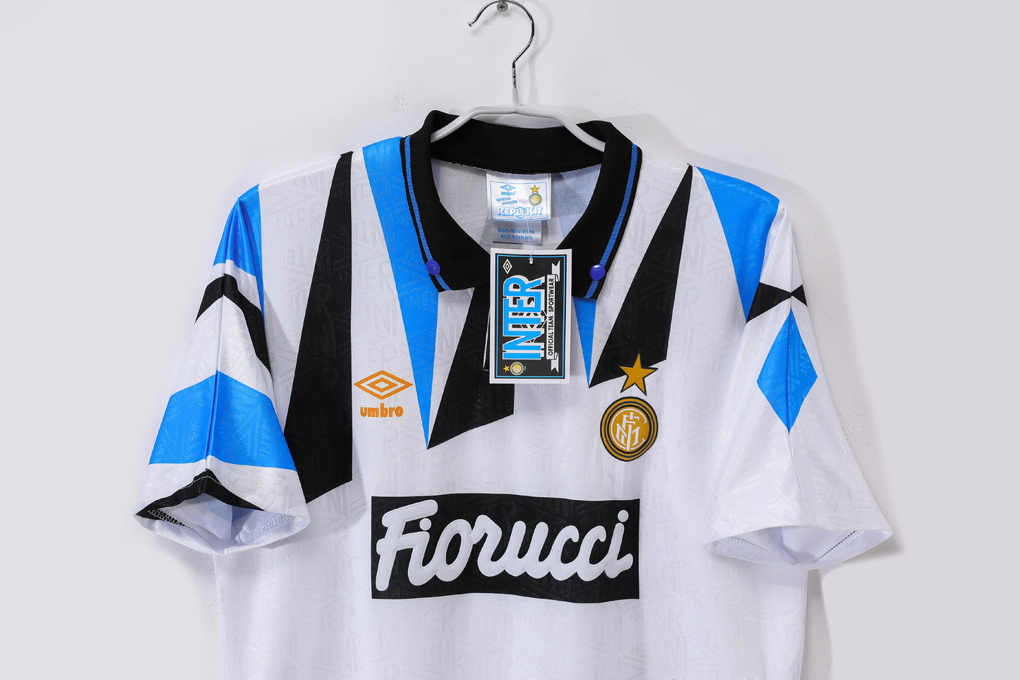 Inter Milan Fiorucci Retro Football Shirt by Umbro