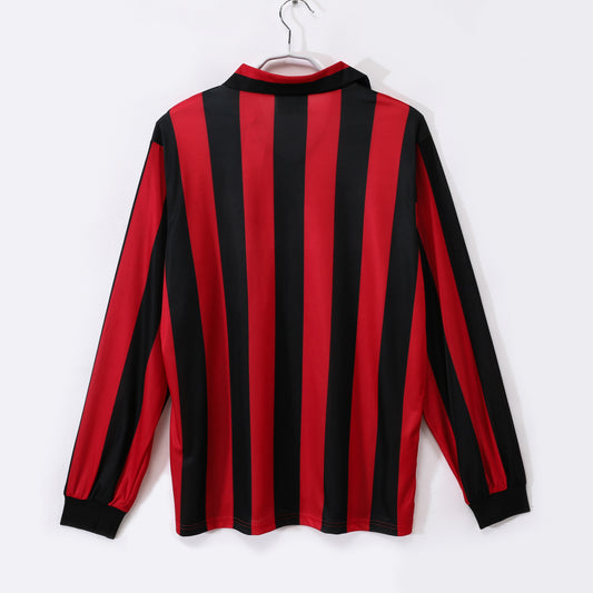 AC Milan Retro Long Sleeve Home Jersey