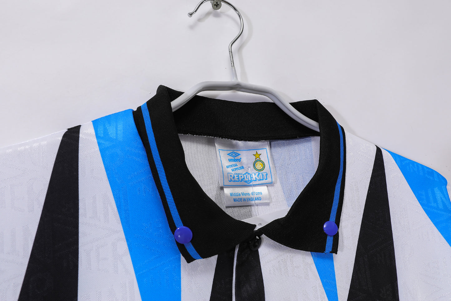 Inter Milan Fiorucci Retro Football Shirt by Umbro