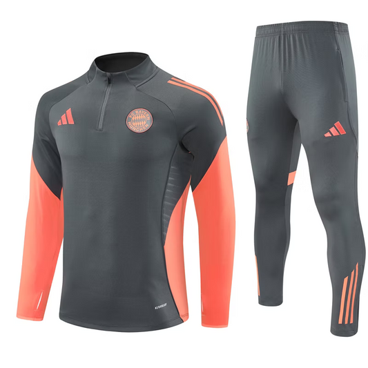 FC Bayern 1/4 Zip Trainingspak 25/26 Grijs