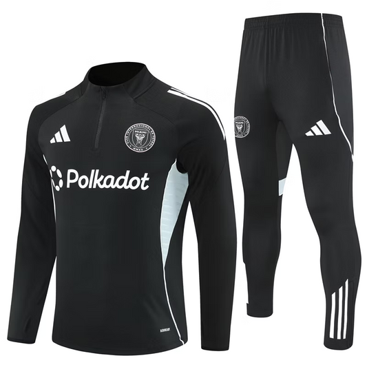 Inter Miami 1/4 Zip Trainingspak 25/26 Zwart
