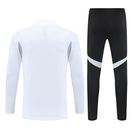 Real Madrid 1/4 Zip Trainingspak 25/26 Wit