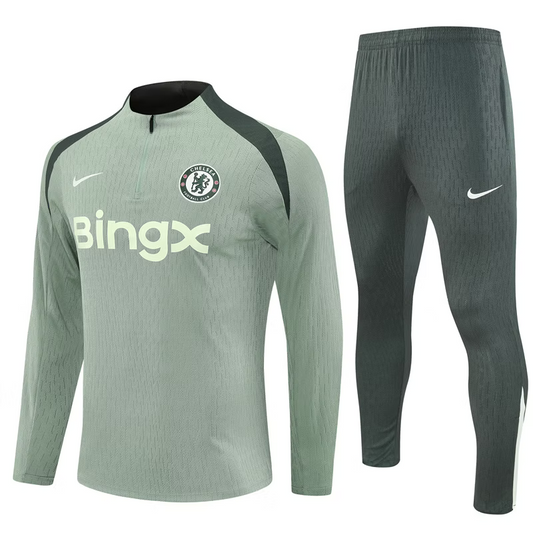 Chelsea 1/4 Zip Trainingspak 25/26 Groen