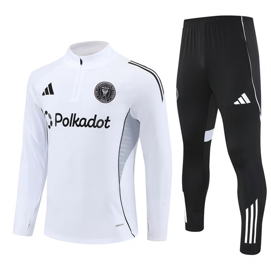 Inter Miami 1/4 Zip Trainingspak 25/26 Wit