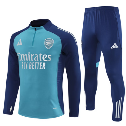 Arsenal 1/4 Zip Trainingspak 25/26 Lichtblauw