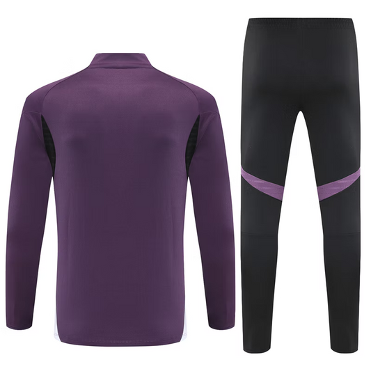 Man United 1/4 Zip Trainingspak 25/26 Paars