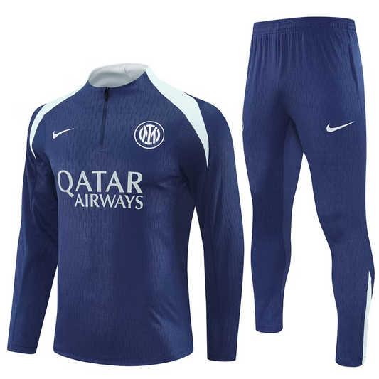 Inter Milan 1/4 Zip Trainingspak 25/26 Blauw