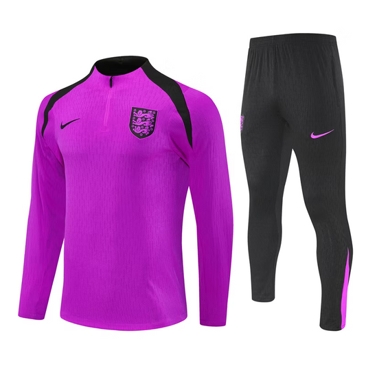 Engeland 1/4 Zip Trainingspak 25/26 Paars