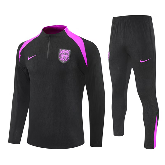 Engeland 1/4 Zip Trainingspak 25/26 Zwart