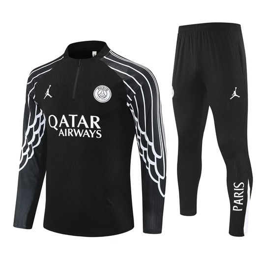 PSG 1/4 Zip Trainingspak 25/26 Zwart