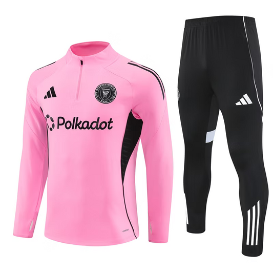 Inter Miami 1/4 Zip Kids Tracksuits 25/26 Roze