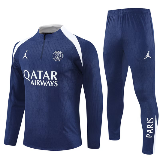 PSG 1/4 Zip Trainingspak 25/26 Donkerblauw