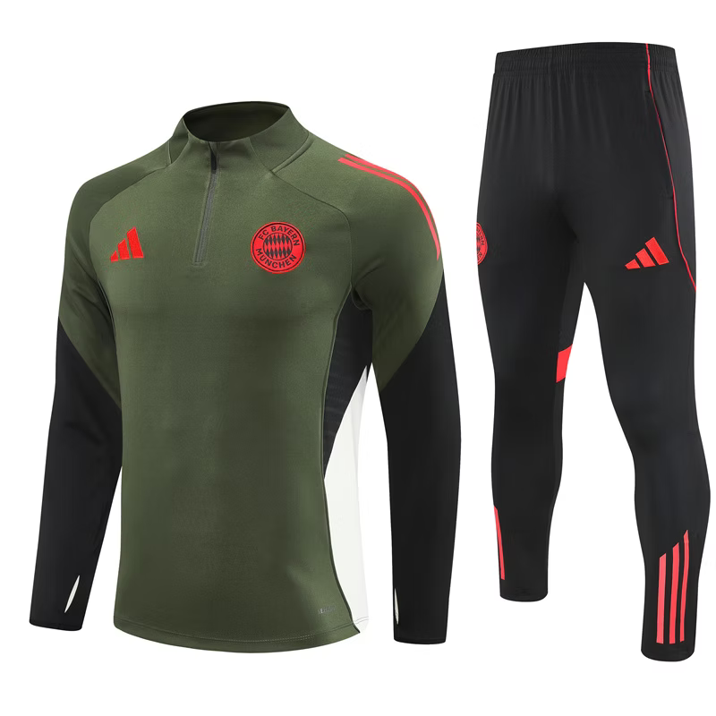 FC Bayern 1/4 Zip Trainingspak 25/26 Groen
