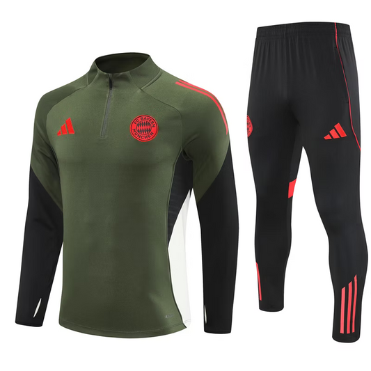 FC Bayern 1/4 Zip Trainingspak 25/26 Groen