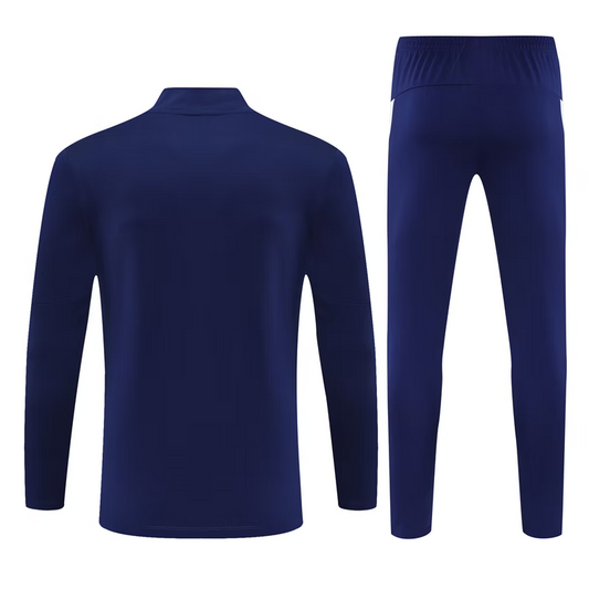 Spanje 1/4 Zip Kids Tracksuits 25/26 Donkerblauw