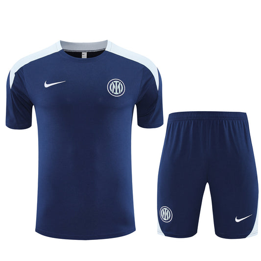Inter Milan Training Kit - Short Sleeve Jersey & Shorts Set