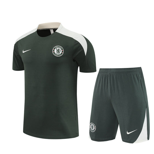 Nike Chelsea FC Training Kit with Club Badge and Shoulder Accents