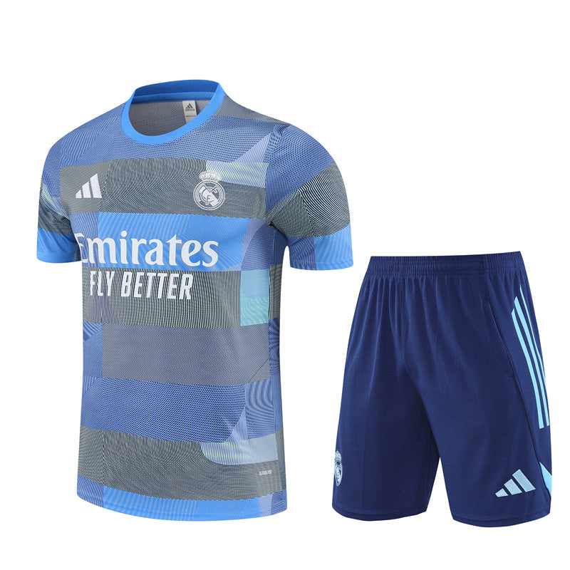 Real Madrid Abstract Pattern Fan Jersey & Shorts Set