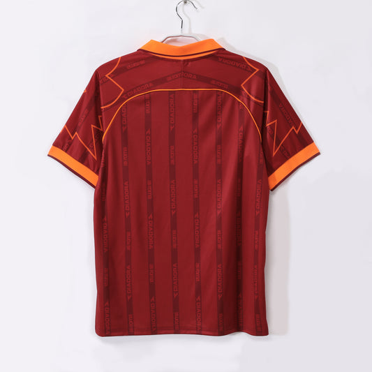 AS Roma 2002-03 Home Jersey by Diadora – INA Assitalia Edition